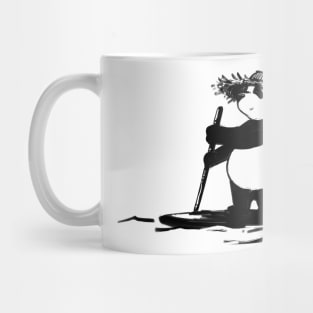 Paddle boarding Panda & Penguin Mug